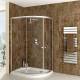 coral Offset Quadrant Enclosure, 1000x800mm 